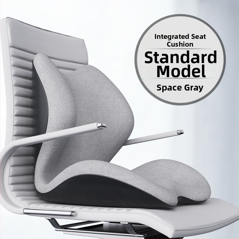 Perne încălzite pentru scaun, cu spătar integrat pentru birou, umplutură memory foam, suport lombar