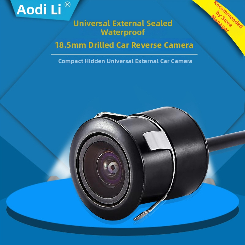 Transportlīdzekļa kamera (aizmugurējā skatā) ar 180° skata leņķi, 1280x720 izšķirtspēja, NTSC signāls, 12V barošanas avots