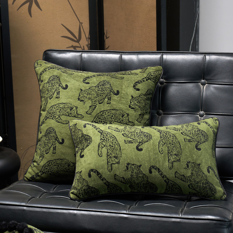 Jastučnica s jezgrom, vintage stil, navlaka od poliestera, punilo PP pamuk, uzorak pruga ili leopard