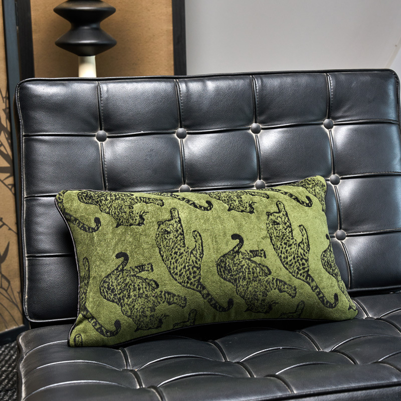 Jastučnica s jezgrom, vintage stil, navlaka od poliestera, punilo PP pamuk, uzorak pruga ili leopard