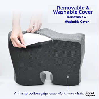 Pernă pentru șezut din memory foam, pernă ergonomic pentru scaun de birou, stil Nordic