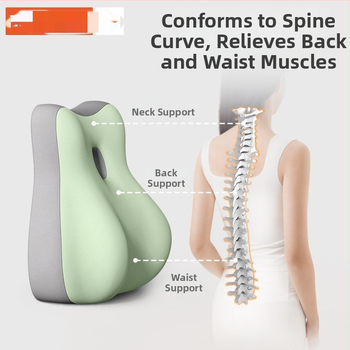 Pāru gultas spilvens intīmiem mirkļiem ar atmiņas putām, minimālisks stils, vissezonu lietošanai, universāla saderība