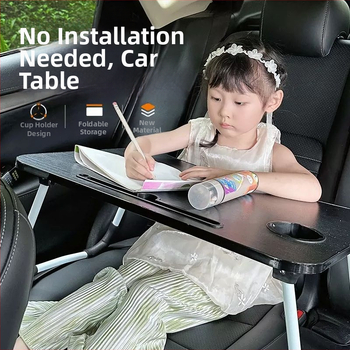 Saliekams ēdamgalda galds auto aizmugurējā sēdekļa vietā – universāls, daudzfunkcionāls (Saliekams, Ēdienošanai, Aizmugurējā sēdekļa vieta, Universāls, Daudzfunkcionāls)