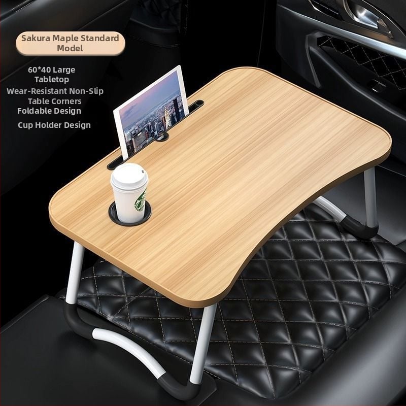 Saliekams ēdamgalda galds auto aizmugurējā sēdekļa vietā – universāls, daudzfunkcionāls (Saliekams, Ēdienošanai, Aizmugurējā sēdekļa vieta, Universāls, Daudzfunkcionāls)