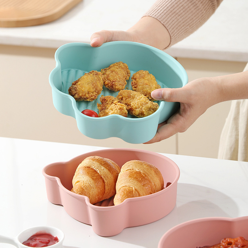 Katės formos silikoninė kepimo forma orkaitėje ir oro fryer — torto forma ir kepimo skarda