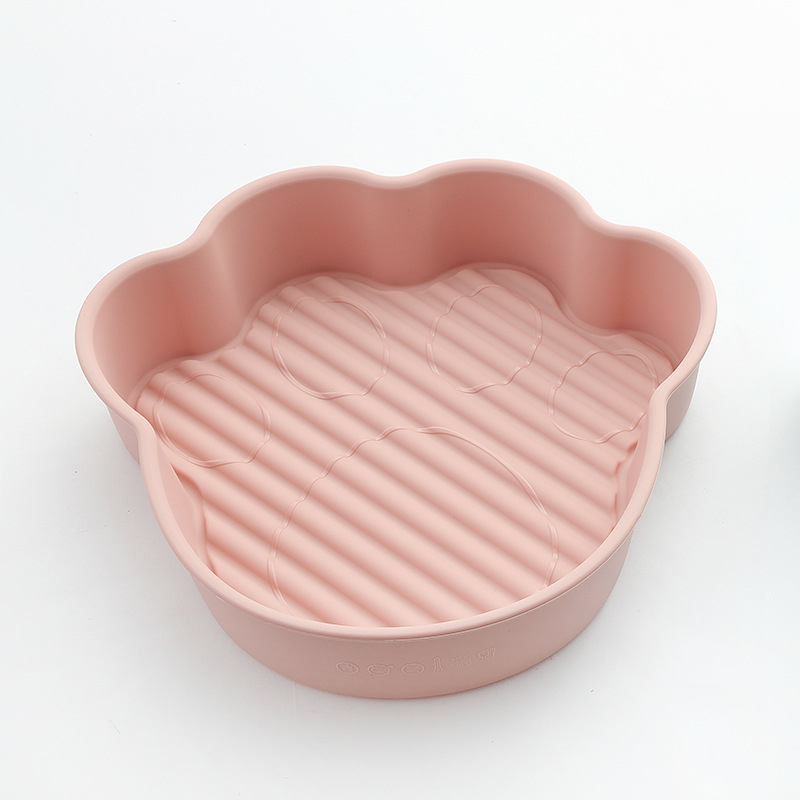 Katės formos silikoninė kepimo forma orkaitėje ir oro fryer — torto forma ir kepimo skarda