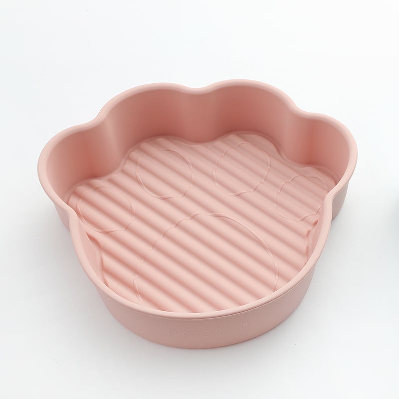 Katės formos silikoninė kepimo forma orkaitėje ir oro fryer — torto forma ir kepimo skarda