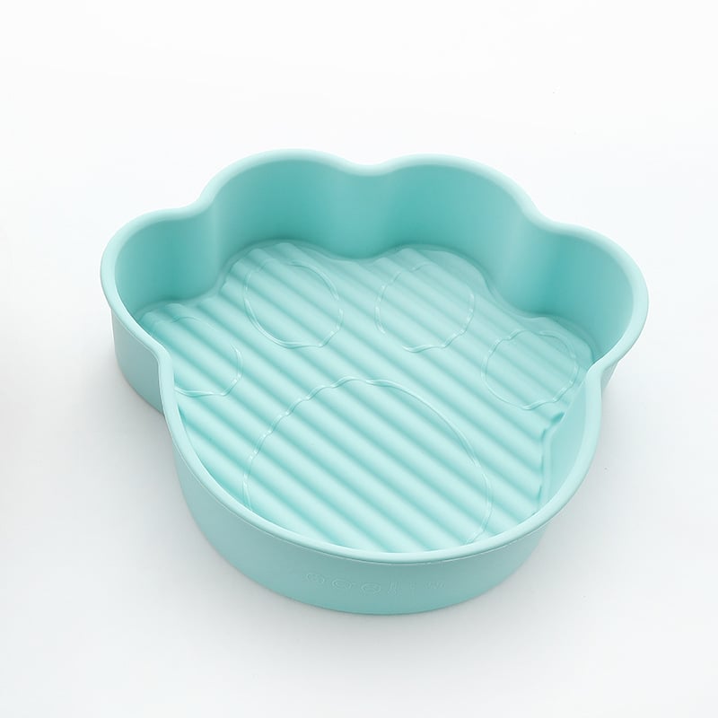 Katės formos silikoninė kepimo forma orkaitėje ir oro fryer — torto forma ir kepimo skarda