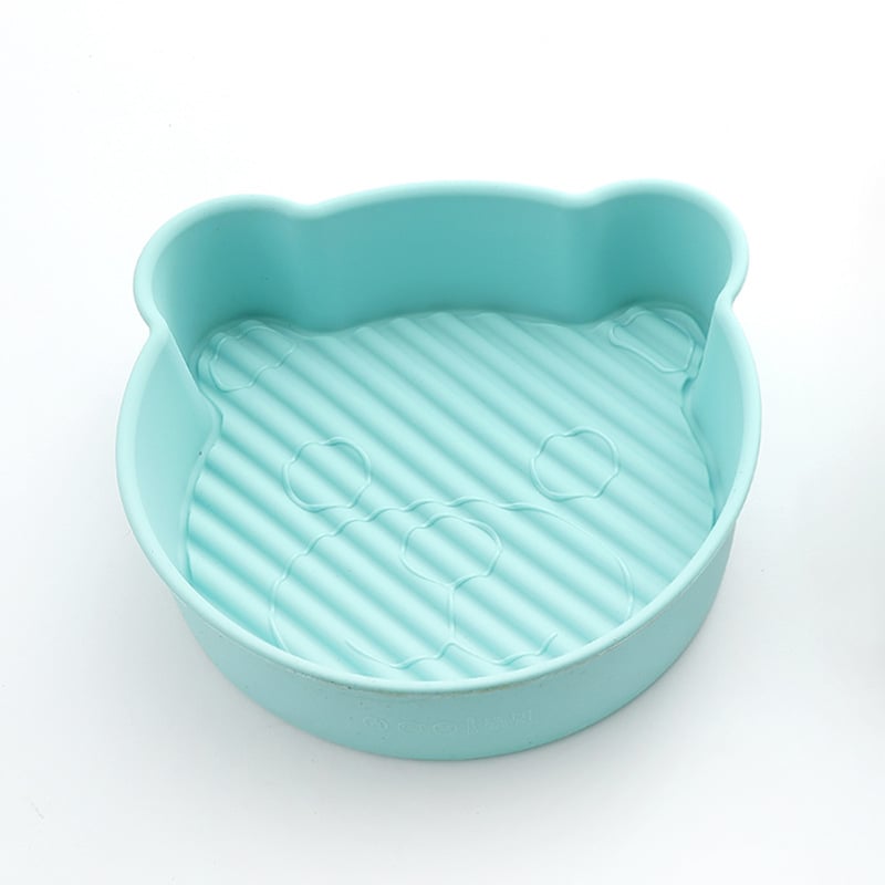 Katės formos silikoninė kepimo forma orkaitėje ir oro fryer — torto forma ir kepimo skarda