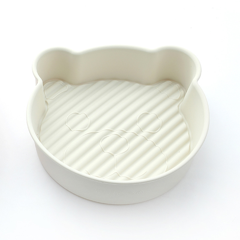 Katės formos silikoninė kepimo forma orkaitėje ir oro fryer — torto forma ir kepimo skarda