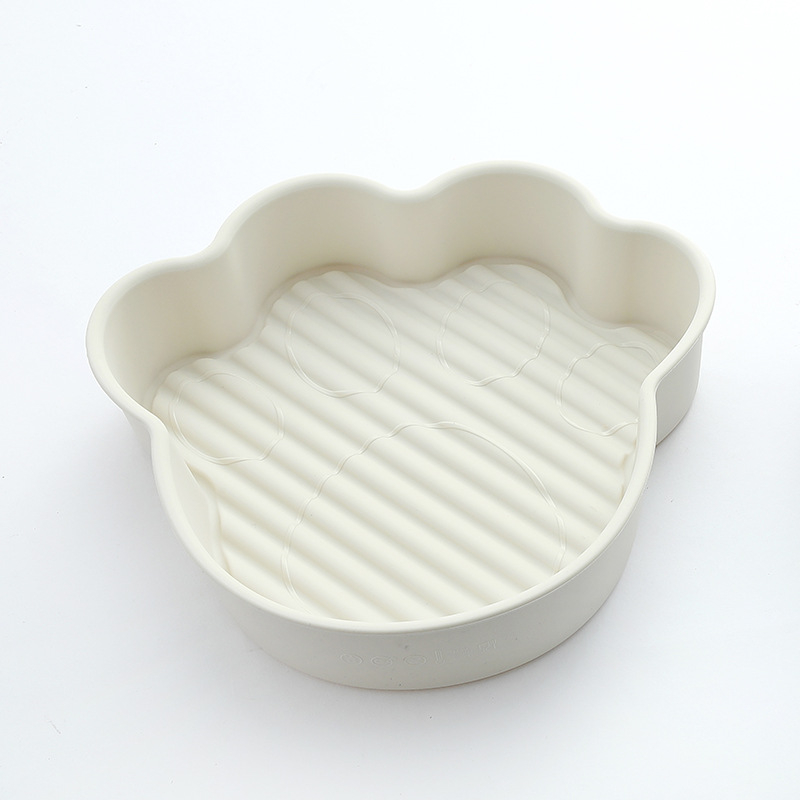 Katės formos silikoninė kepimo forma orkaitėje ir oro fryer — torto forma ir kepimo skarda