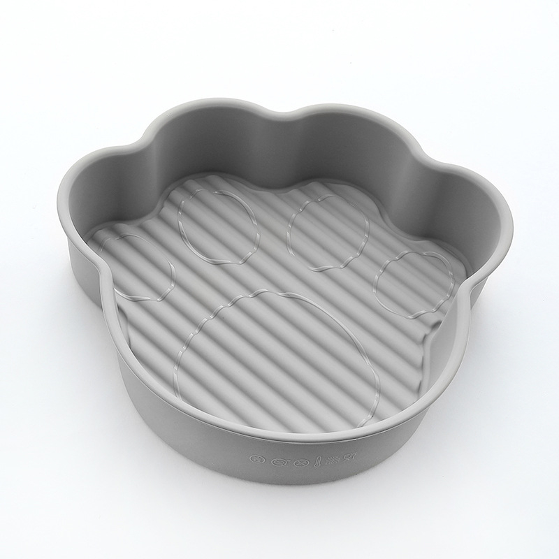 Katės formos silikoninė kepimo forma orkaitėje ir oro fryer — torto forma ir kepimo skarda