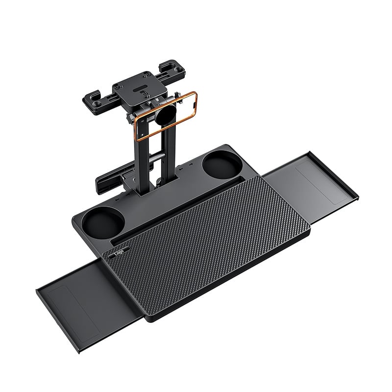 Waytogrow Automobilinis stalėlis – ABS, neslidus, sulankstomas stalas su pasukamu daugiakryptiniu funkcionalumu, Sieninis tvirtinimas, Universalus suderinamumas