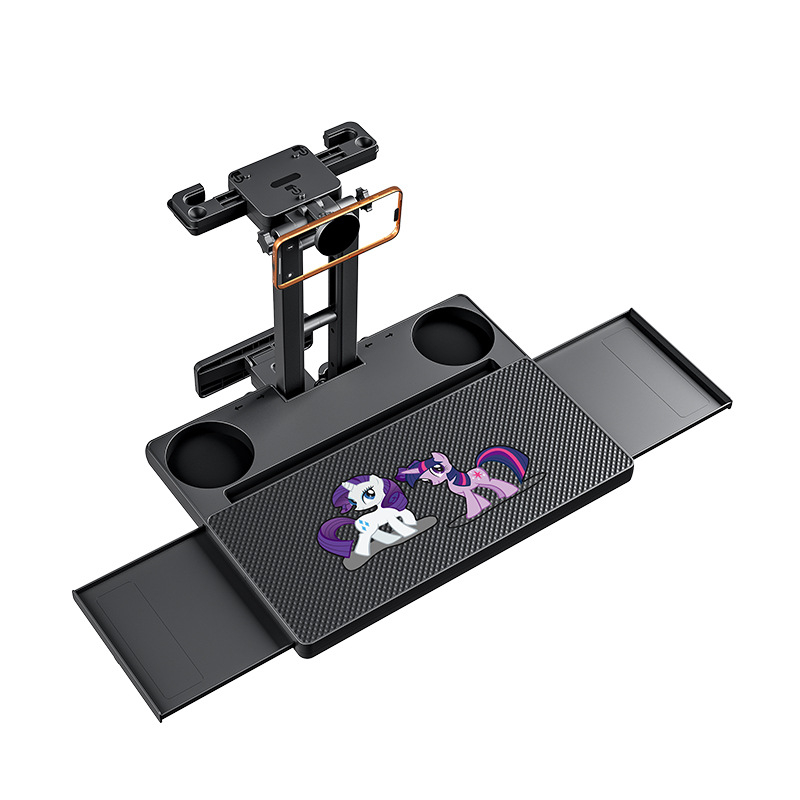 Waytogrow Automobilinis stalėlis – ABS, neslidus, sulankstomas stalas su pasukamu daugiakryptiniu funkcionalumu, Sieninis tvirtinimas, Universalus suderinamumas