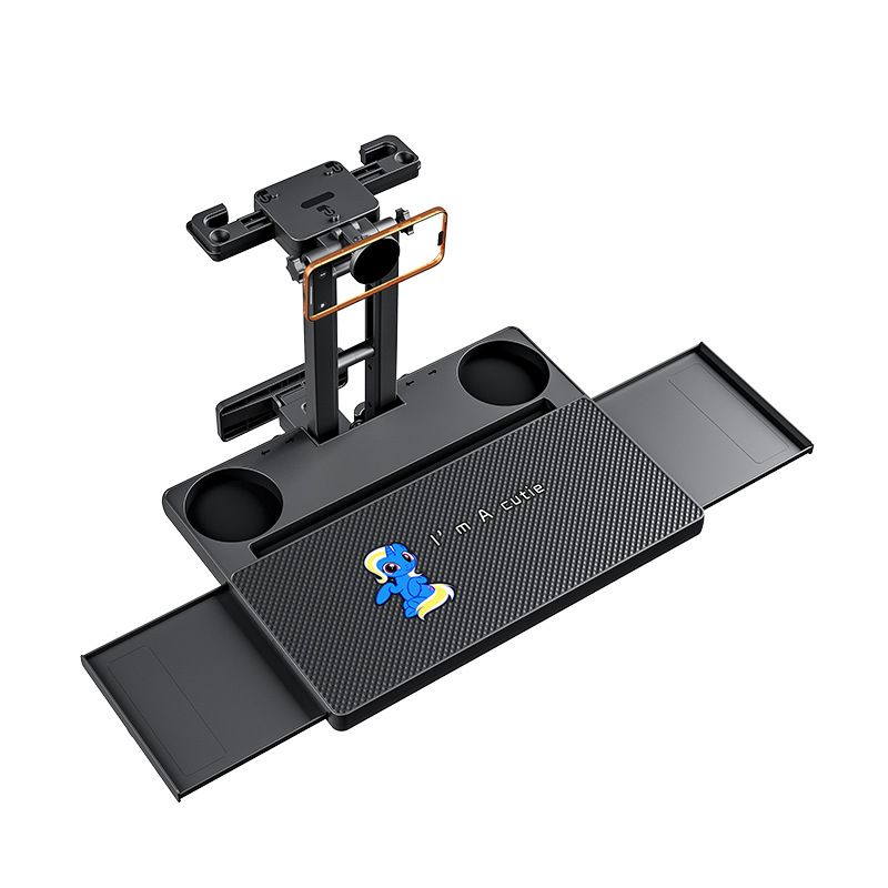 Waytogrow Automobilinis stalėlis – ABS, neslidus, sulankstomas stalas su pasukamu daugiakryptiniu funkcionalumu, Sieninis tvirtinimas, Universalus suderinamumas