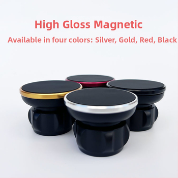 BY-CT01 auto telefona turētājs ar magnētisku galvu, silikons/ABS, 4 magnēti, pielāgota logo, maināmi magnēti