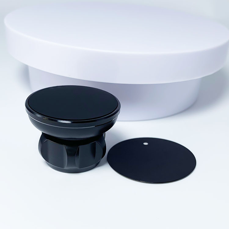 BY-CT01 auto telefona turētājs ar magnētisku galvu, silikons/ABS, 4 magnēti, pielāgota logo, maināmi magnēti