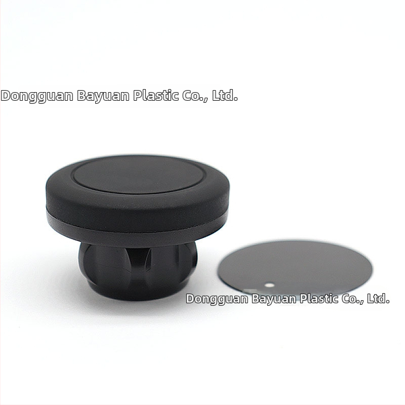 BY-CT01 auto telefona turētājs ar magnētisku galvu, silikons/ABS, 4 magnēti, pielāgota logo, maināmi magnēti