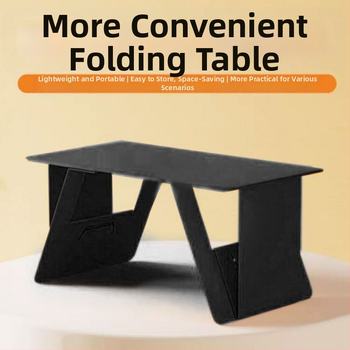 Sklopivi auto stol za laptop/tablet – univerzalni, višenamjenski, lagana umjetna ploča, ugrađeni nosač