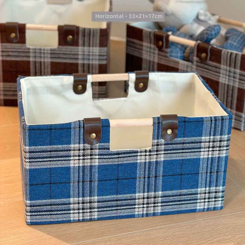 Stola uzglabāšanas kaste ar režģa rakstu; materiāls: ārējā audums + 3 mm PP plāksne + iekšējā poliestera audums; stils: japāņu stils; funkcija: organizēt