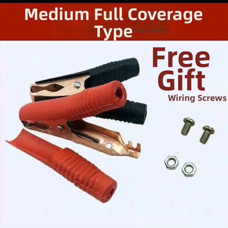 Auto akumulatora klemme ar biezāku vara vadi, stipra aligatora klemme akumulatora pieslēgšanai, modelis DF-121