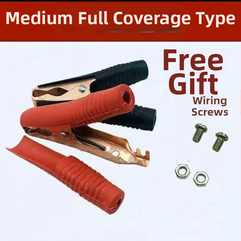 Auto akumulatora klemme ar biezāku vara vadi, stipra aligatora klemme akumulatora pieslēgšanai, modelis DF-121