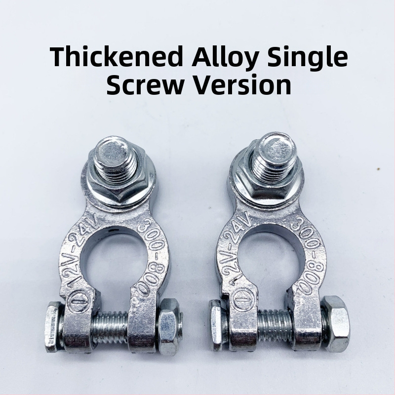 Akumulatora termināla klemme no tīra vara, pastiprināta konstrukcija, automašīnas akumulatora posts savienotājs