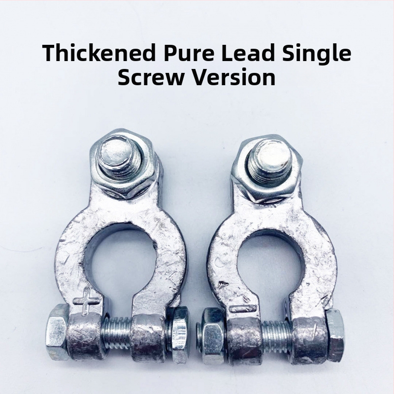 Akumulatora termināla klemme no tīra vara, pastiprināta konstrukcija, automašīnas akumulatora posts savienotājs