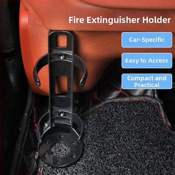 Automobiļa ugunsdzēšanas turētājs — Che Zhiqian, Materiāls: ABS, Modelis pj-23007-01; Dimensijas: ugunsdzēšanas turētājs (bez Velcro)