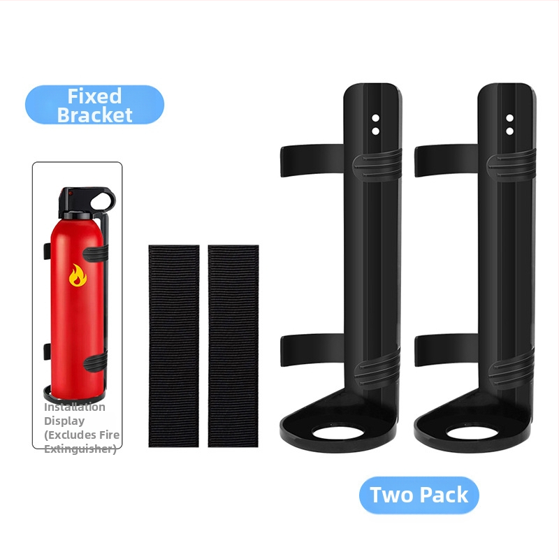 Automobiļa ugunsdzēšanas turētājs — Che Zhiqian, Materiāls: ABS, Modelis pj-23007-01; Dimensijas: ugunsdzēšanas turētājs (bez Velcro)