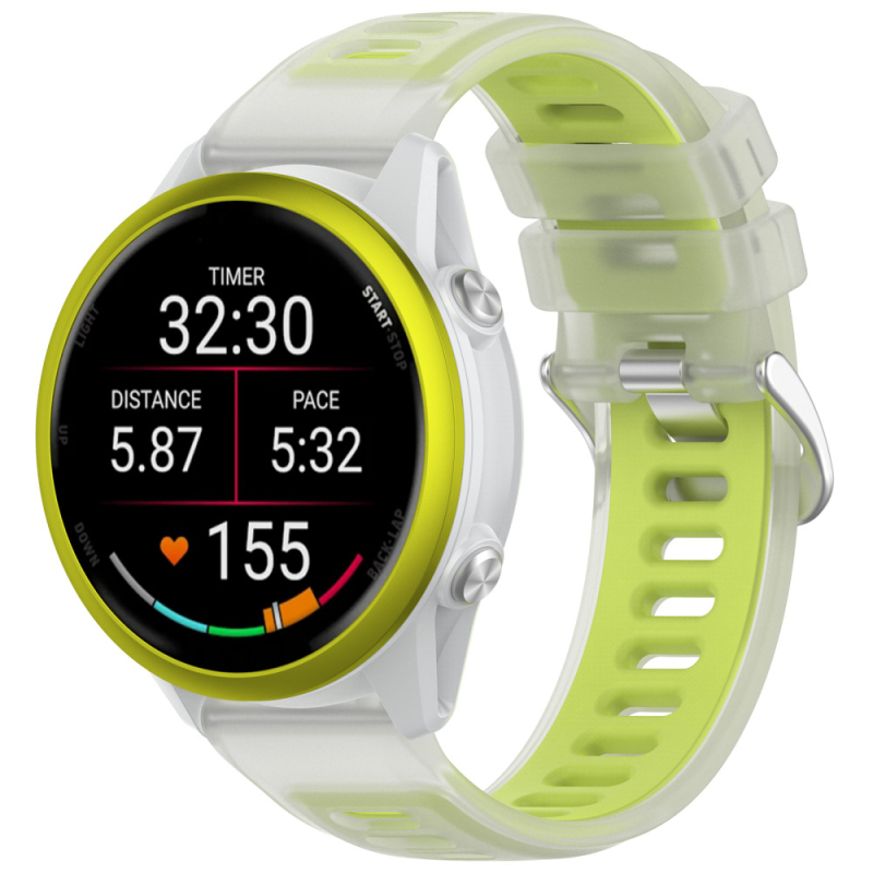 Brățară de înlocuire din silicon pentru Garmin Forerunner 245/255/645/570, 20/22 mm