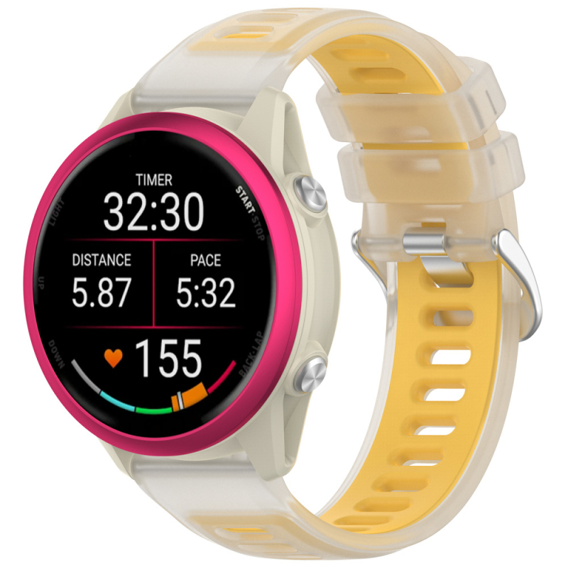 Brățară de înlocuire din silicon pentru Garmin Forerunner 245/255/645/570, 20/22 mm