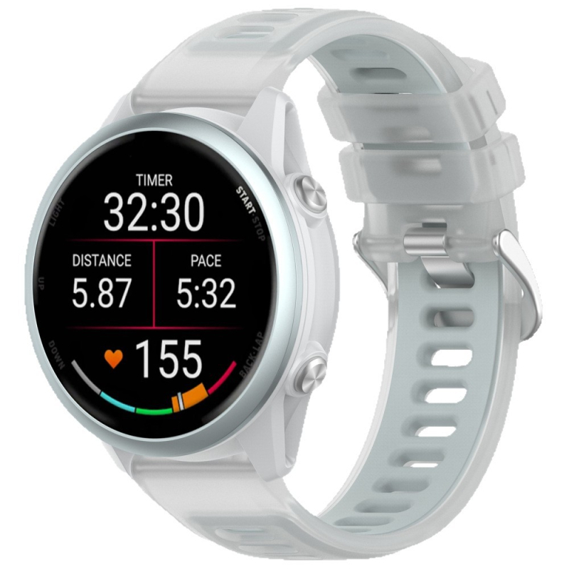 Brățară de înlocuire din silicon pentru Garmin Forerunner 245/255/645/570, 20/22 mm