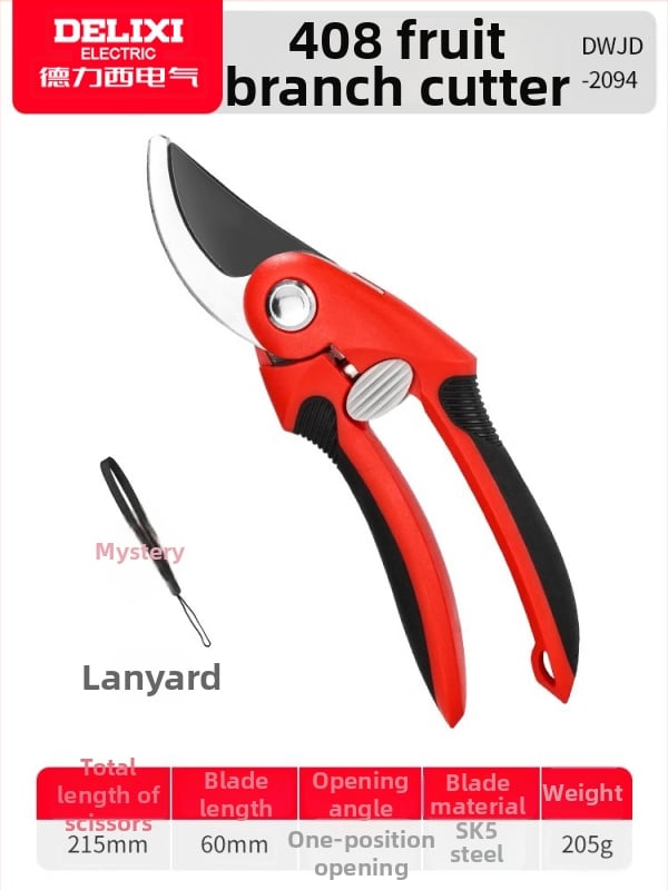 Delixi foarfecă de tăiat ramuri – puternică, pentru flori, ramuri și pomi fructiferi