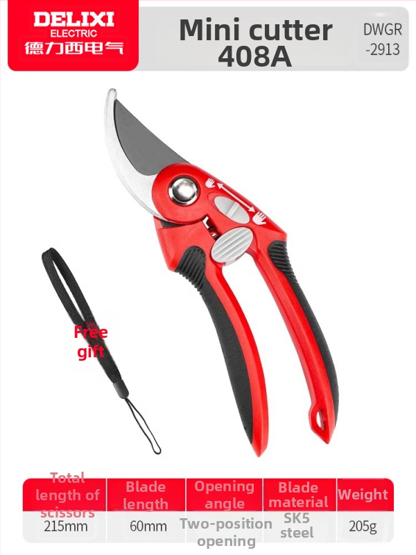 Delixi foarfecă de tăiat ramuri – puternică, pentru flori, ramuri și pomi fructiferi