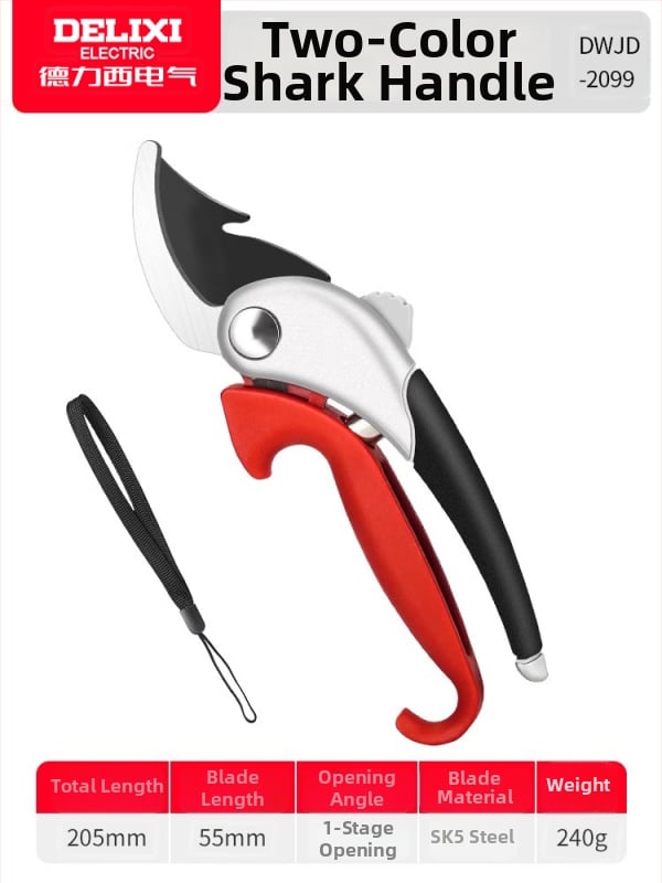 Delixi foarfecă de tăiat ramuri – puternică, pentru flori, ramuri și pomi fructiferi