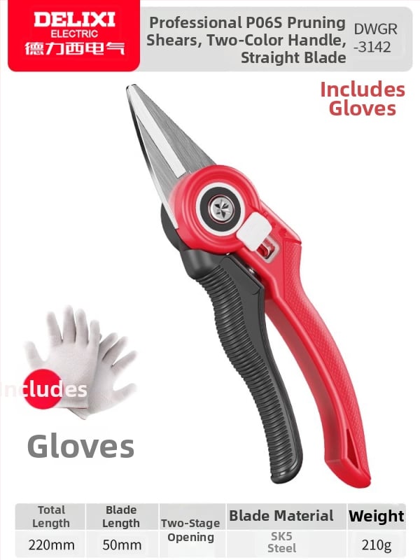 Delixi foarfecă de tăiat ramuri – puternică, pentru flori, ramuri și pomi fructiferi