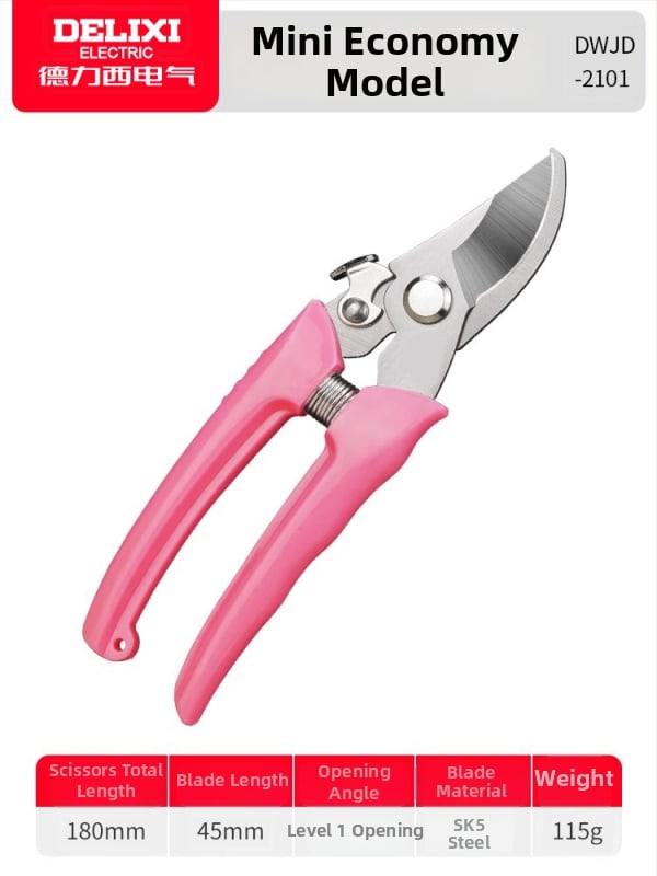 Delixi foarfecă de tăiat ramuri – puternică, pentru flori, ramuri și pomi fructiferi