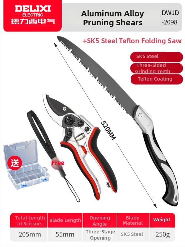 Delixi foarfecă de tăiat ramuri – puternică, pentru flori, ramuri și pomi fructiferi