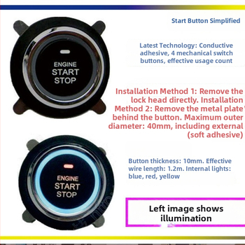 Yuguangda 3. paaudzes A auto attālinātā iedarbināšanas sistēma — vienas pogas iedarbināšana, attālinātais iedarbinājums ar oriģinālo auto tālvadības pulti, barošanas izslēgšana, rokas bremze (visiem modeļiem)