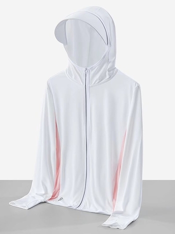 Uniszex kültéri szélkabát - könnyű, lélegző, UV-védelem UPF50+, kapucnis, poliészter