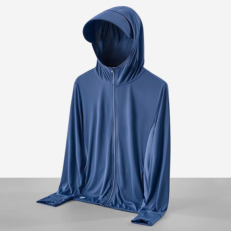 Uniszex kültéri szélkabát - könnyű, lélegző, UV-védelem UPF50+, kapucnis, poliészter