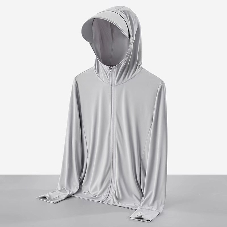 Uniszex kültéri szélkabát - könnyű, lélegző, UV-védelem UPF50+, kapucnis, poliészter