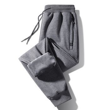 Férfi egyenes szabású pamut-nem elasztán 95%/5%, középtalpas derék, mindennapi stílus, 2025 téli