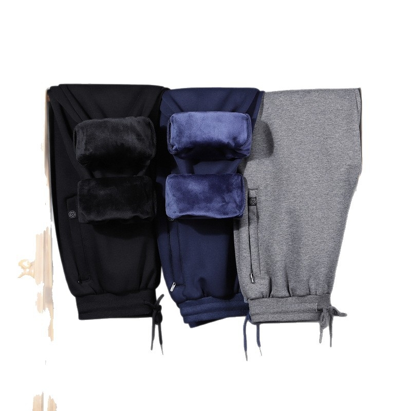 Férfi egyenes szabású pamut-nem elasztán 95%/5%, középtalpas derék, mindennapi stílus, 2025 téli