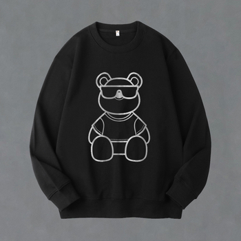 Vīriešu sporta komplekts no kokvilnas maisījuma ar flīsa oderi, pulovers un garās bikses, rudens-ziemas sezonai