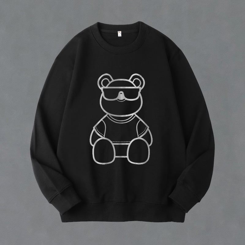 Vīriešu sporta komplekts no kokvilnas maisījuma ar flīsa oderi, pulovers un garās bikses, rudens-ziemas sezonai