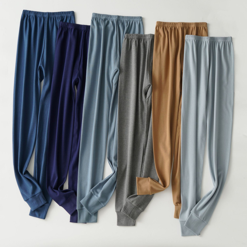 Pamut melegítőnadrág tinédzsereknek, uniszex, egy rétegű, közepes vastagságú 181–200 g/m², melegen tart