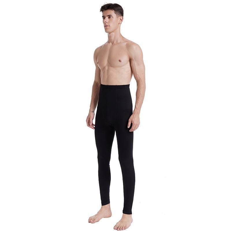 Muške modalne termalne hlače – srednja debljina, jednodijelne, jednobojne, 90–95% modal