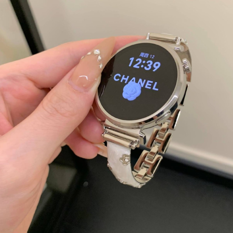 Bratara Flower Diamond Drip pentru Huawei – din aliaj de zinc, închidere buckle, compatibil cu Huawei Watch 8/9/GT5/GT4 și Watch4/3 Pro/Fit3, stil modern.